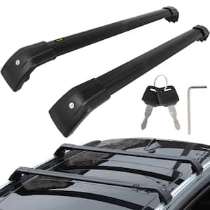 OMAC Roof Rack Cross Bars Set for Jeep Cherokee 2014 to 2023, 165 Pounds, 2  Pieces, Silver