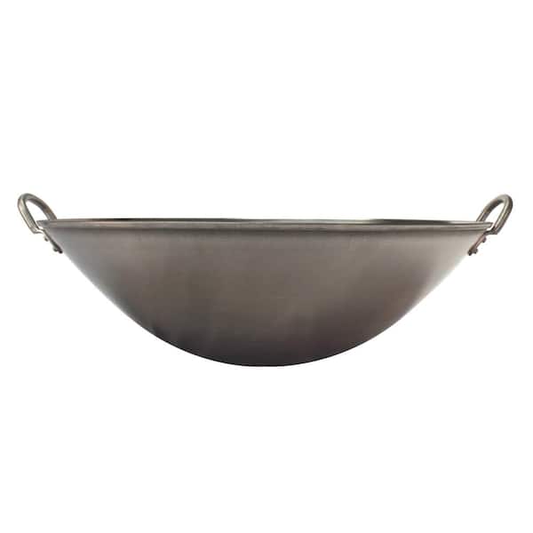 SPT Large 18 in. Stainless Steel Induction Wok with Handles SL