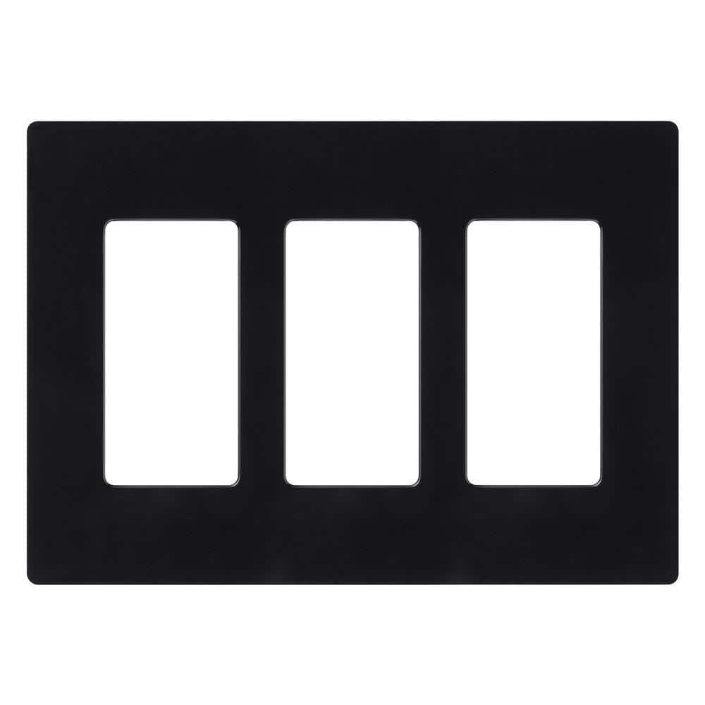 Claro 3 Gang Wall Plate for Decorator/Rocker Switches, Gloss, Black (CW-3-BL) (1-Pack) price history on PriceWatchPro