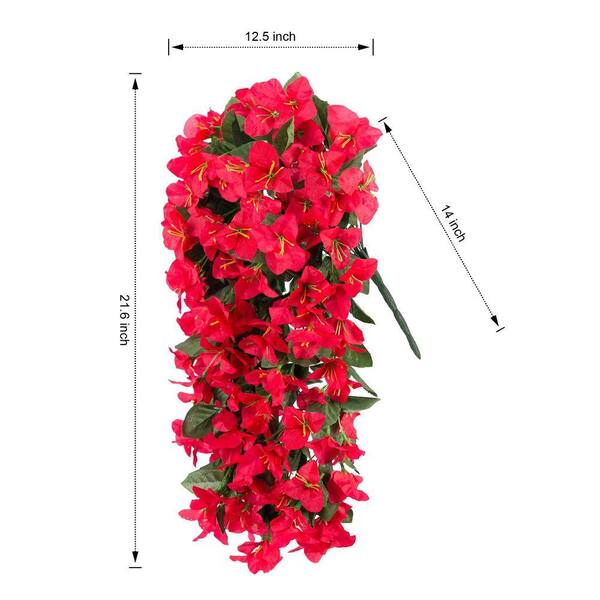 3.30 in. Artificial Bougainvillea Flowers UV Resistant Real Look