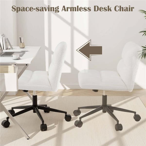 Amazon.com: DUMOS Criss Cross Chairs, Armless Office Desk No