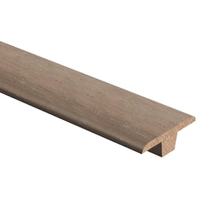 Strand Woven Bamboo Light Taupe 3/8 in. Thick x 1-3/4 in. Wide x 94 in. Length Hardwood T-Molding