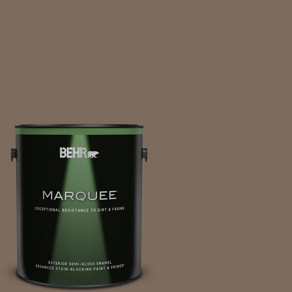 BEHR MARQUEE 1 gal. #QE-23 Chalet Semi-Gloss Enamel Exterior Paint & Primer