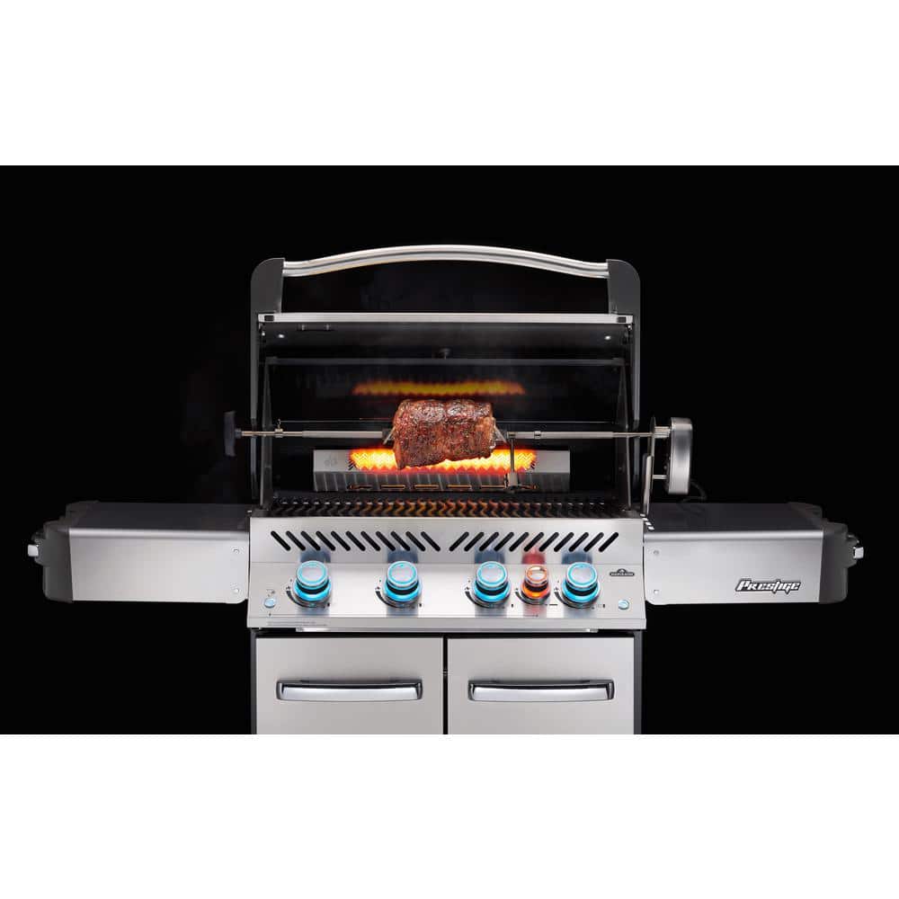 Commercial Grade Stainless Steel Rotisserie Kit for Large Grills