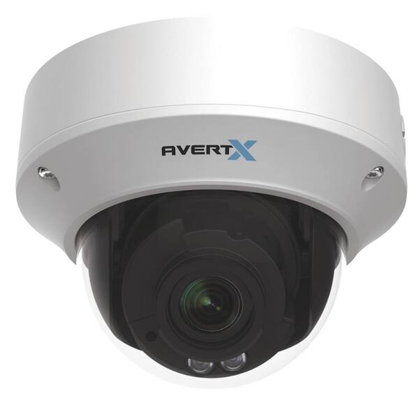 AvertX Indoor/Outdoor Autofocus Dome 4MP Security Camera w/ Night Vision