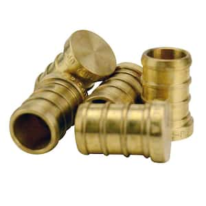 1/2 in. Brass PEX-B Barb Plug (5-Pack)