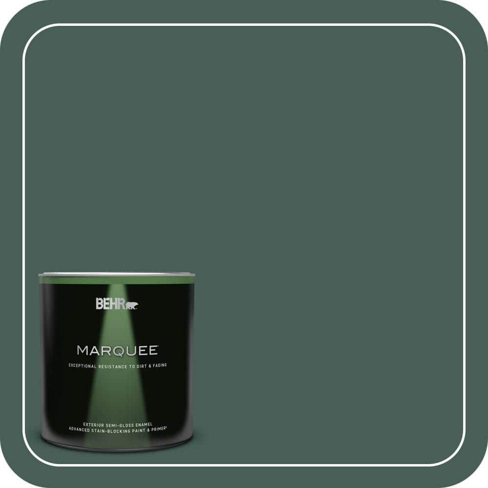 1 qt. #M440-7 Rainforest Semi-Gloss Enamel Exterior Paint & Primer product image for price tracking