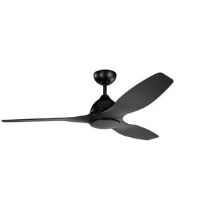 Jace 60 in. Integrated LED Indoor Satin Black Downrod Mount Ceiling Fan with Light Kit and Wall Control