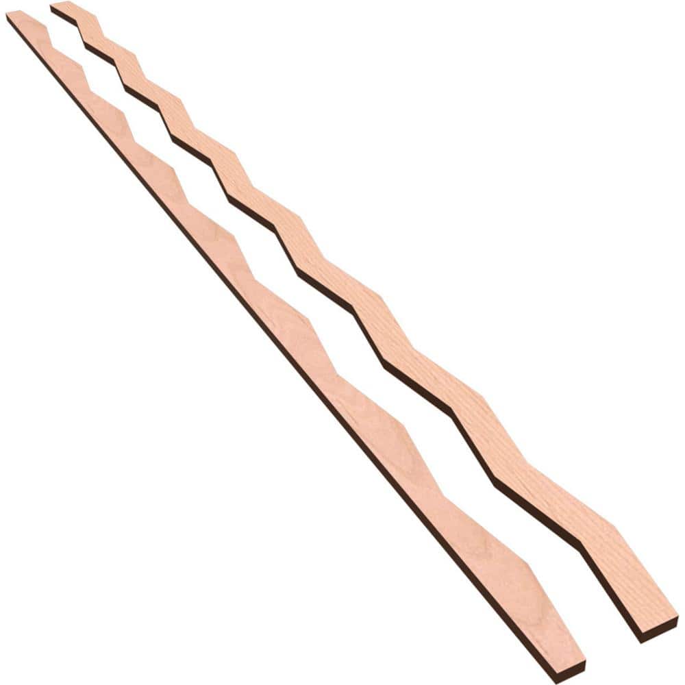 Eastport 47 in. H x 0.375 in. W Slatwall Panels in Alder 44-Pack price history on PriceWatchPro