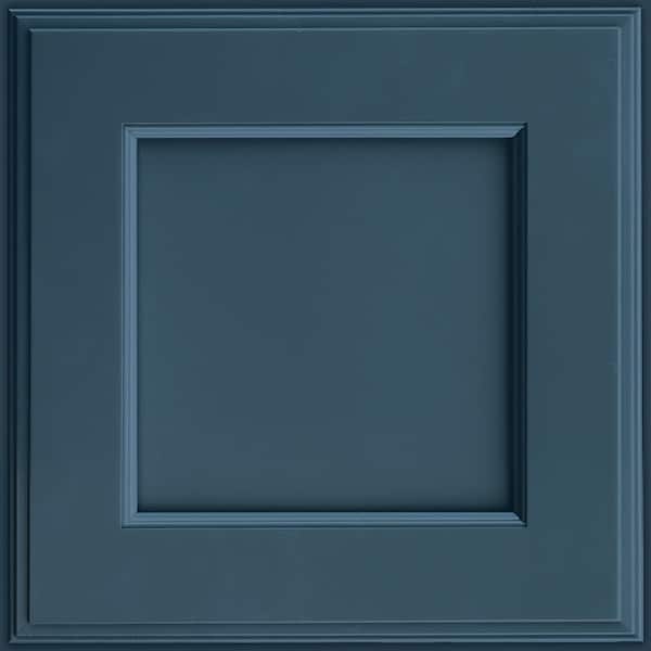 KRAFTMAID SIMPLICITY 14-5/8 in. x 14-5/8 in. Cabinet Door Sample in Harbor