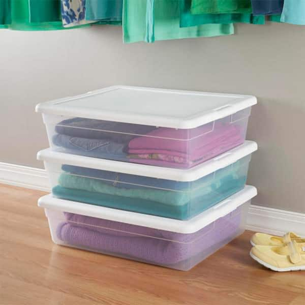 Sterilite 28 Qt. Storage Box 16556A10 - The Home Depot