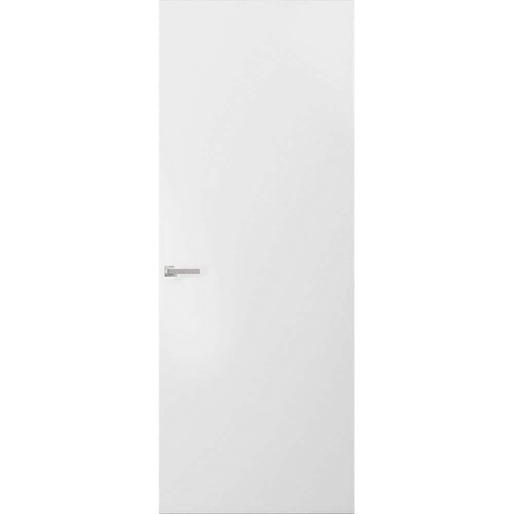 0010 28 in. x 80 in.Right-Hand/Inswing Primed Solid Core Wood Flush Mount Hidden Frameless Door with Hinge price history on PriceWatchPro