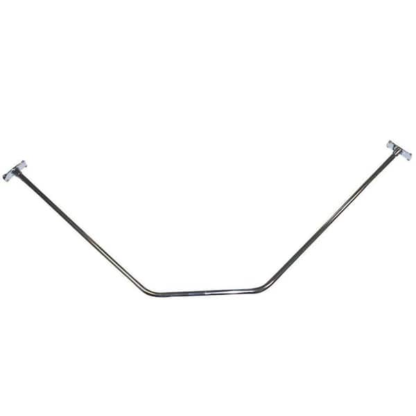 Barclay Products Neo Angle 30 in. Shower Rod in Polished Chrome