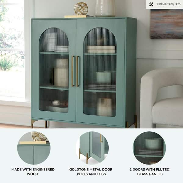 Signature DESIGN BY ASHLEY Adwen Light Green 49 in. Accent Cabinet
