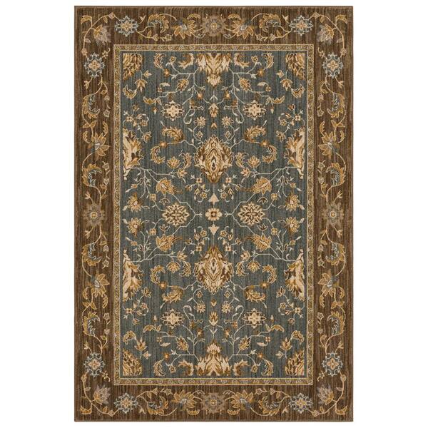 Mohawk Home Perfection Sea Brown 5 ft. x 8 ft. Oriental Area Rug