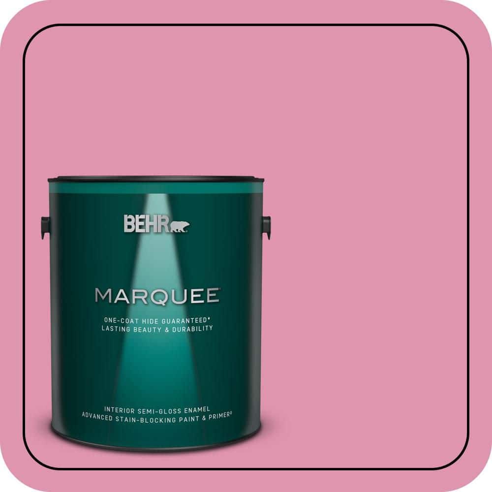 1 gal. #P130-4 Its a Girl Semi-Gloss Enamel Interior Paint & Primer price history on PriceWatchPro