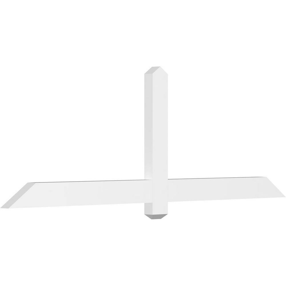 72 in. W x 24 in. H x 2 in. D x 4 in. F, 8/12 Pitch, Eugene Signature Urethane Gable Bracket, Primed Tan price history on PriceWatchPro