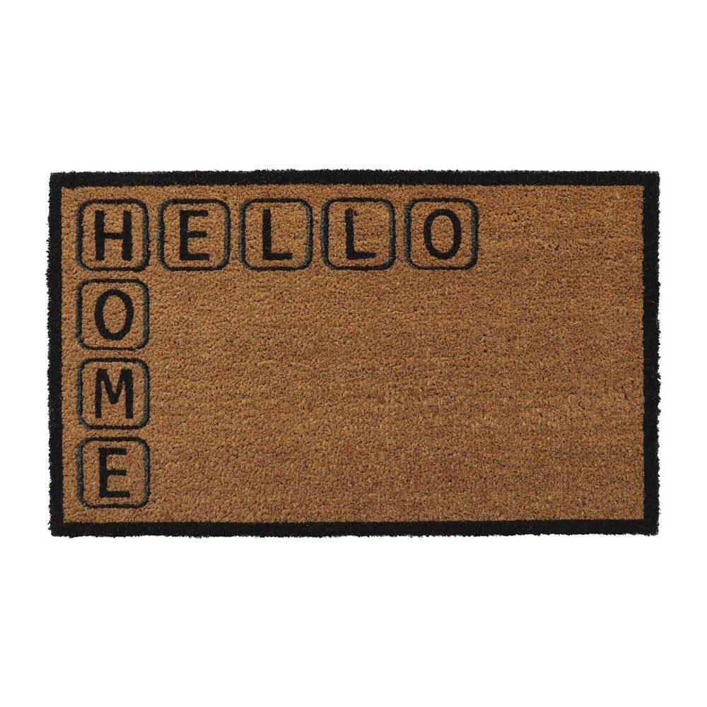 HELLO HOME 18 in. x 36 in. Coir Indoor/Outdoor Door Mat price history on PriceWatchPro