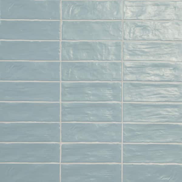 maria7✴︎ MSI Zelyge Marine Blue 2 in. x 8 in. Satin Ceramic Zellige