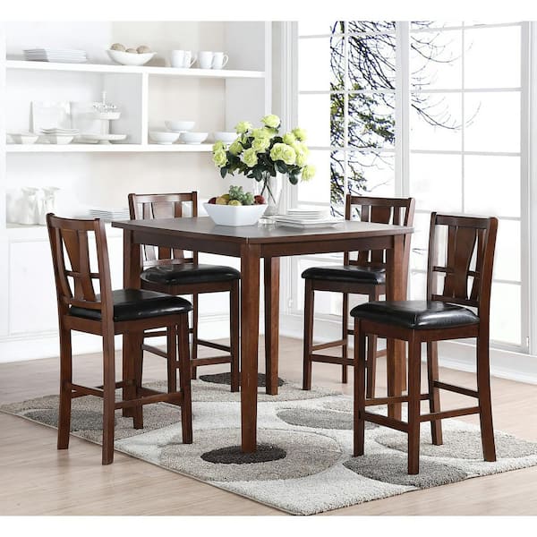 Dark espresso best sale dining chairs