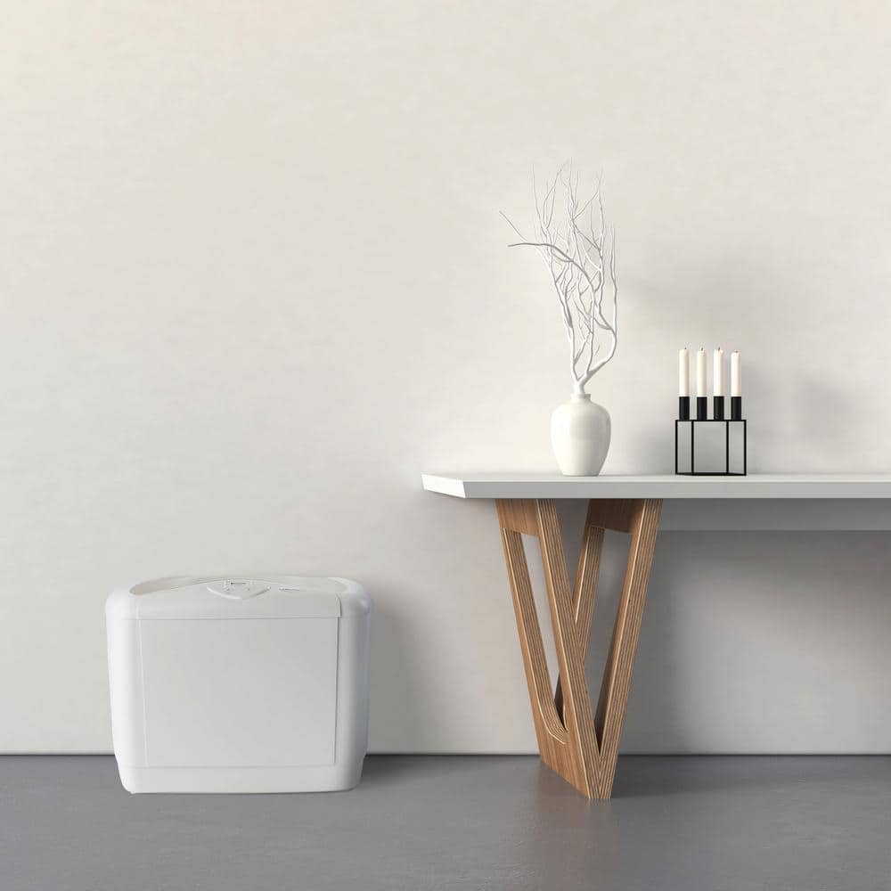 Gray 3-Gallon Digital Mini Console Humidifier with Automatic Shutoff
