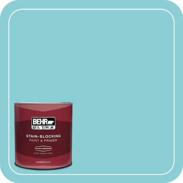 BEHR ULTRA 1 qt. Home Decorators Collection #HDC-MD-14 Sky Watch Extra Durable Flat Interior Paint & Primer