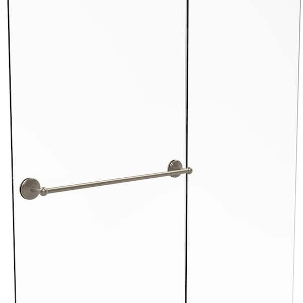 Allied Brass Monte Carlo Collection 30 in. Shower Door Towel Bar in Antique Pewter