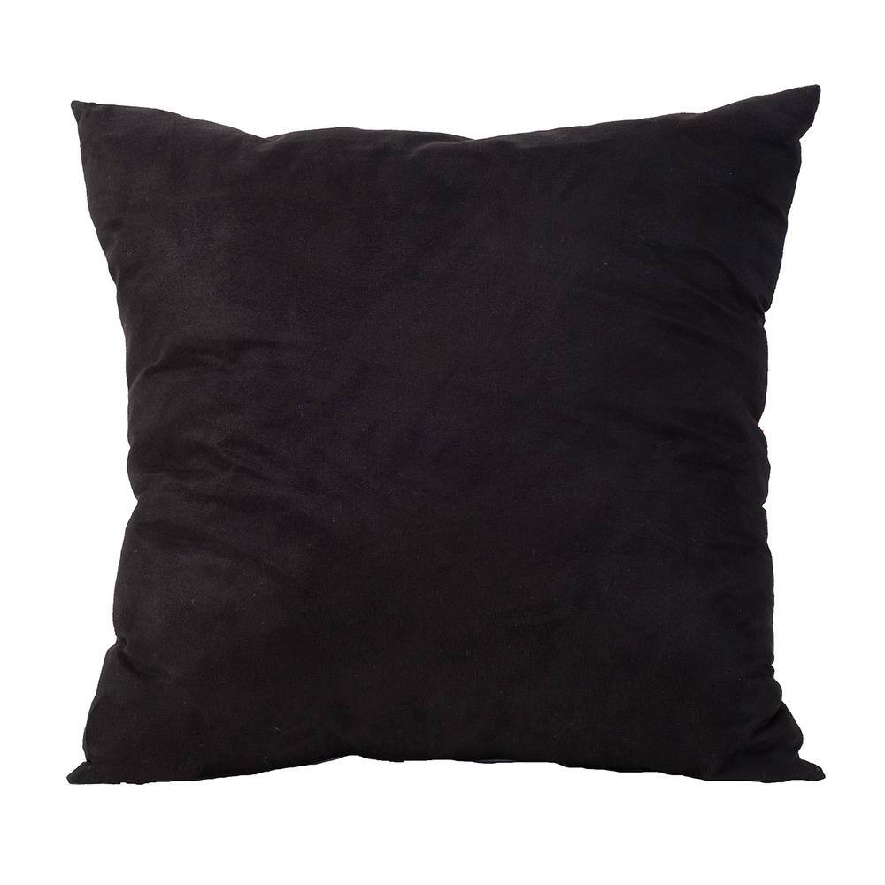 20x20 Black and Orange Halloween Pumpkin Pillow