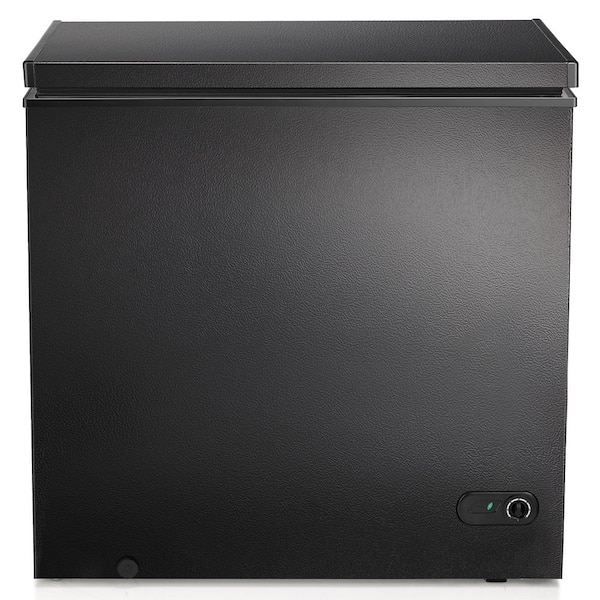 32.17 in. W Garage Ready 7.0 cu. ft. Manual Defrost Chest Freezer in Black with Adjustable Temperature Controls