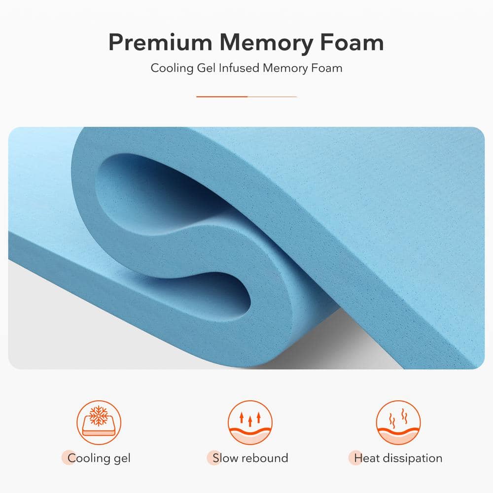 Medium Memory Foam Hybrid Euro Top Mattress - rated 4.5299 stars from 334 reviews