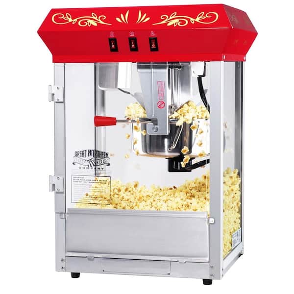 Great Northern AllStar 8 oz. Red Hot Oil Countertop Popcorn Machine6129 The Home Depot