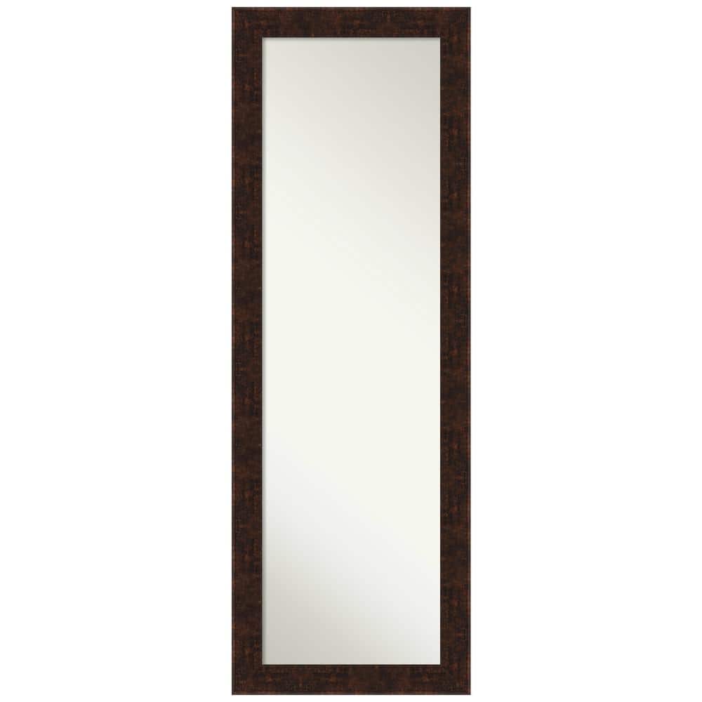 William 18.12 in. x 52.12 in. Casual Rectangle Framed Mottled Bronze On the Door Mirror price history on PriceWatchPro