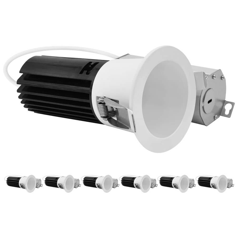 2 In. Integrated LED Deep Regressed Canless Light, 5CCT, 1000LM, 15W, 38° Beam, CRI90, Dimmable 120V IC Rated ETL 6 Pack price history on PriceWatchPro