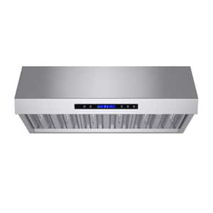 Palazzo 36 in. Ducted Wall Mounted Range Hood in Stainless Steel, 500 CFM