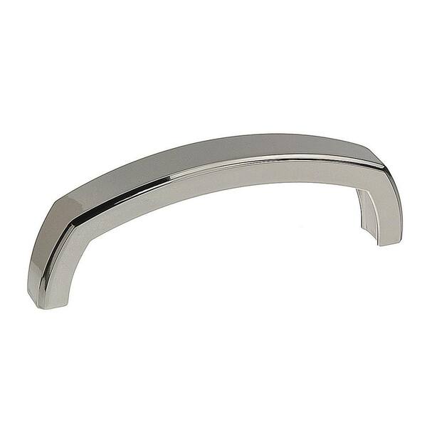 Richelieu Hardware Prevost Collection 3 3/4 in. (96 mm) Polished Nickel Transitional Cabinet Arch Pull