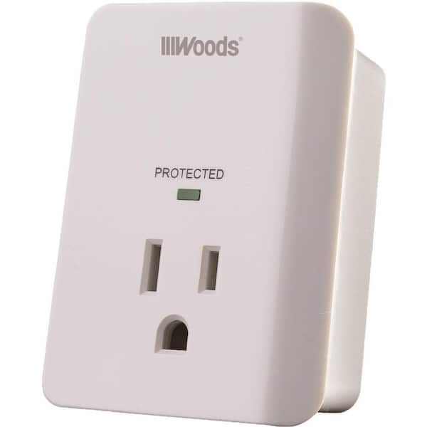 Woods 1-Outlet Surge Tap