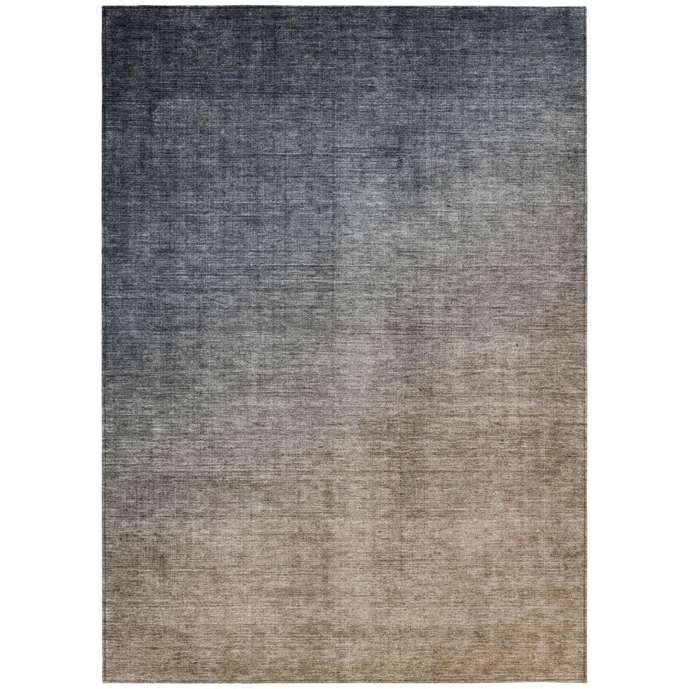Taupe and Gray 8 ft. x 10 ft. Woven Solid Color Rectangle Indoor/Outdoor Area Rug price history on PriceWatchPro