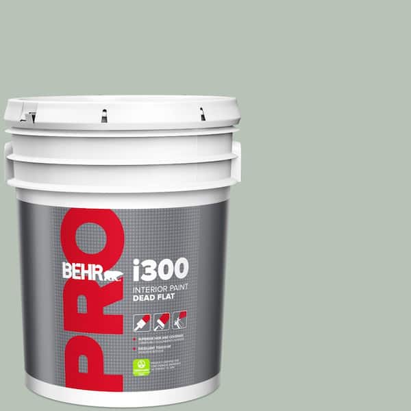 BEHR PRO 5 gal. #MQ6-18 Recycled Glass Dead Flat Interior Paint