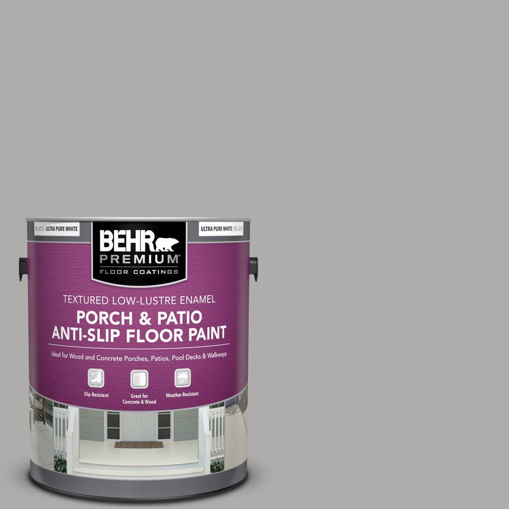 BEHR PREMIUM 1 gal. N5203 Flannel Gray Textured LowLustre Enamel