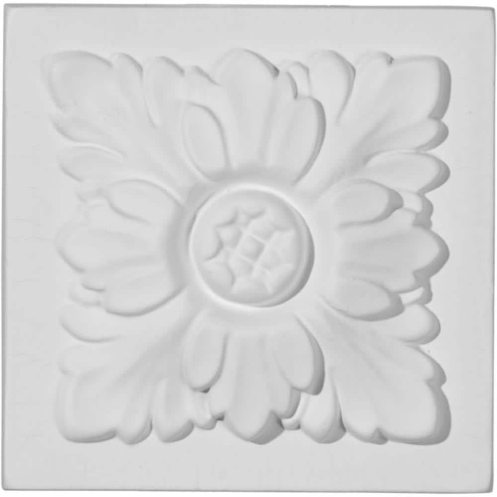 Kent White Primed Polyurethane Square Rosette Block