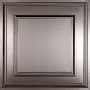 Cambridge Faux Tin 2 ft. x 2 ft. Lay-in or Glue-up Ceiling Panel (Case of 6)