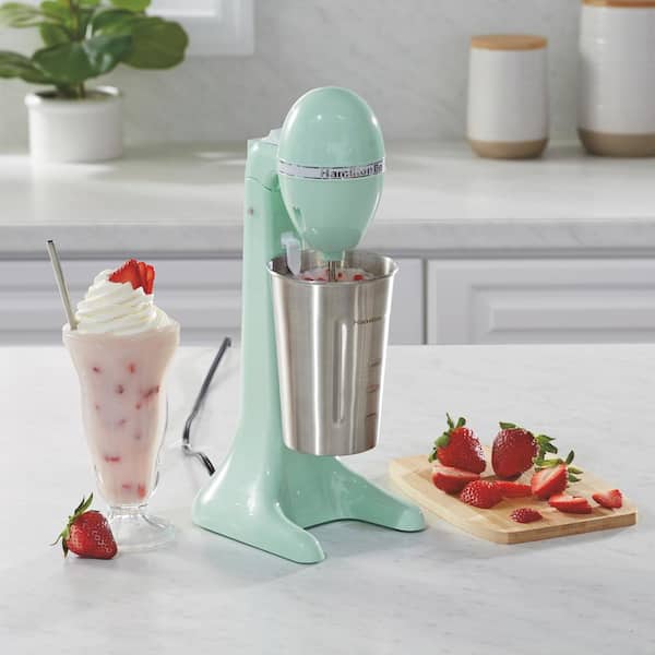 Hamilton Beach DrinkMaster 28 oz. 2-Speed Mint Green Blender 732