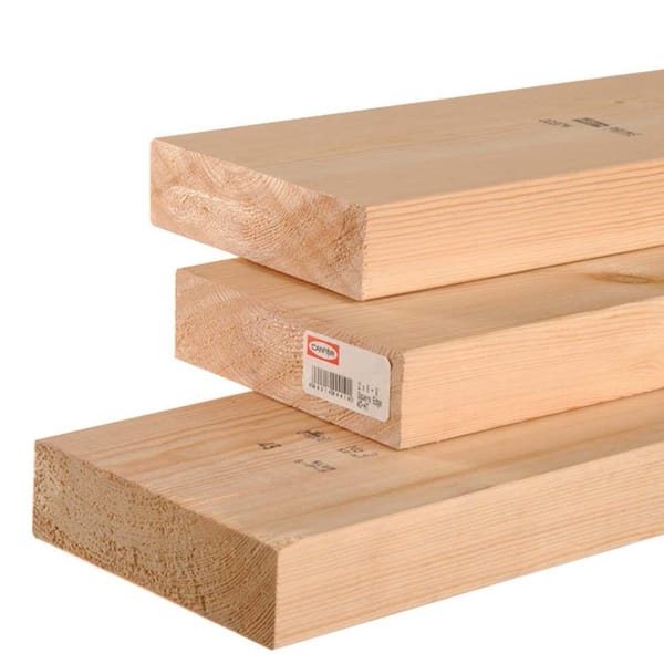 Unbranded 2 in. x 6 in. x 12 ft. #2 and Better PRIME Kiln-Dried Heat Treated Spruce-Pine-Fir Lumber