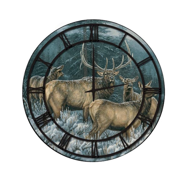 Unbranded "Broken Silence" Full Coverage Art and Black Numbers Imaged Wall Clock