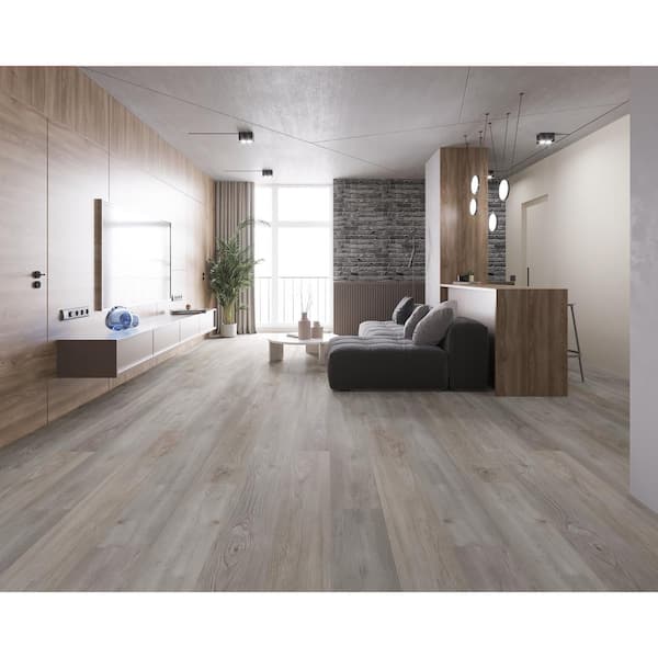 Victorum Axiom Frost 20 MIL x 7 in. W x 60 in. L Click Lock Waterproof Vinyl Plank Flooring (24.08 sq. ft.)