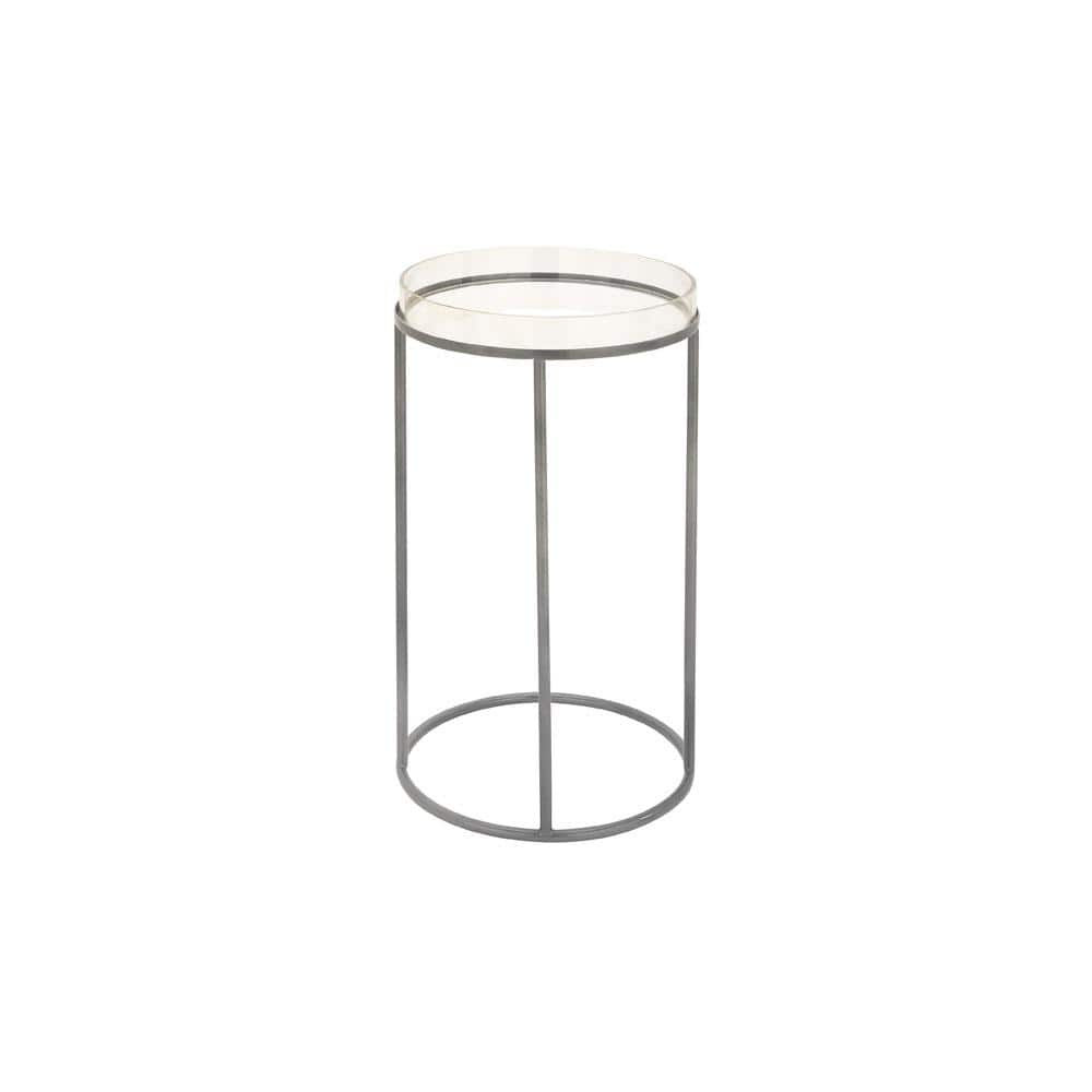 Clear Acrylic Round Tray Table
