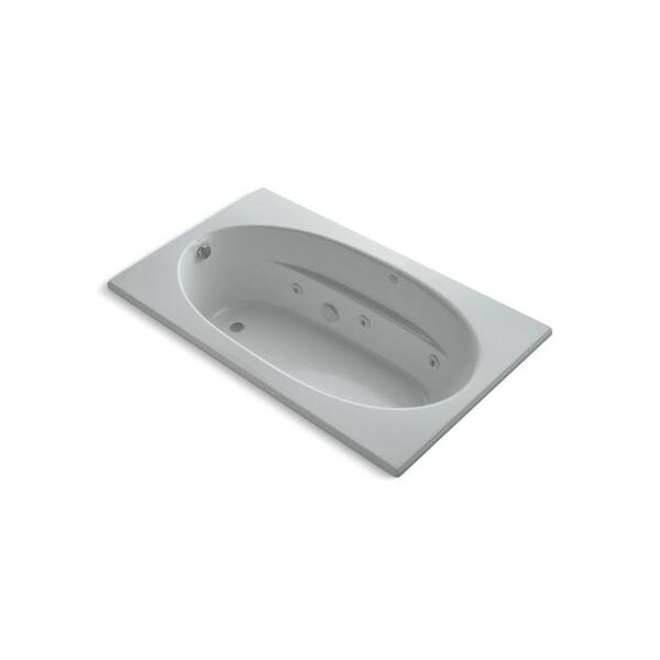 KOHLER Windward 6 ft. Whirlpool Tub in Ice Grey