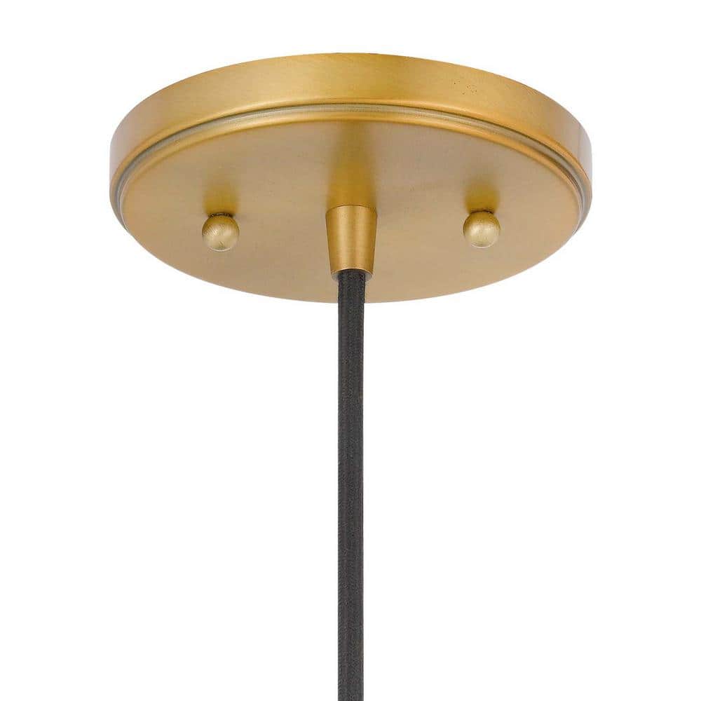 Hive Mini Vintage Brass Glass Pendant Light