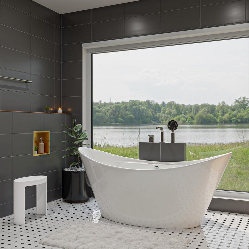 12" x 12" Brushed Gold Stainless Steel Shower Niche