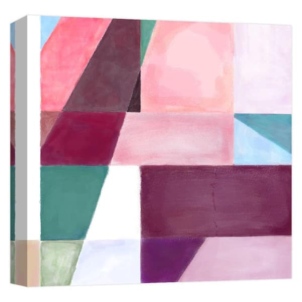 PTM Images ''Z Geometry I'' Canvas Abstract Wall Art 15 in. x 15 in.